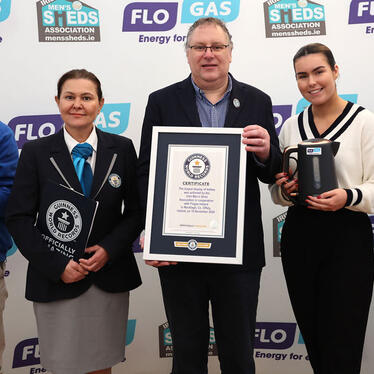 The Irish Men’s Sheds Association and partner Flogas are  GUINNESS WORLD RECORDS™ title Holders!!