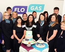 Flogas Natural Gas team celebrates 100% Customer Satisfaction Ratings