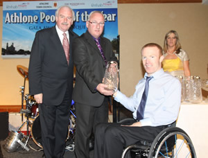 Flogas representatives at the Athlone Rehab People of the Year Awards