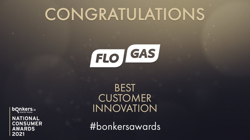 Green turns to Gold for Flogas at National Consumer Awards 2021